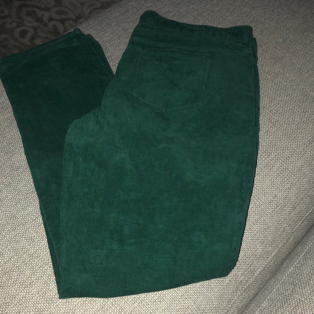 J Crew Ried dark green pants